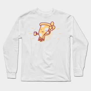 Baby Toddler Pizza Party Kid Long Sleeve T-Shirt